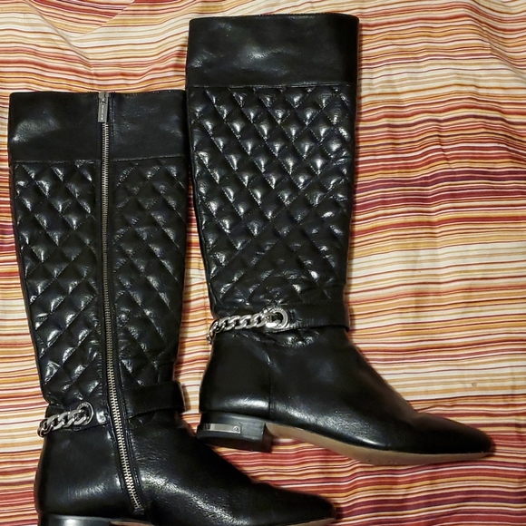 MICHEAL KORS AUTHENTIC LEATHER Jkt Sz 2,Heels 7.5 Boots 8M Purse All 4 piece$300 - Picture 11 of 16